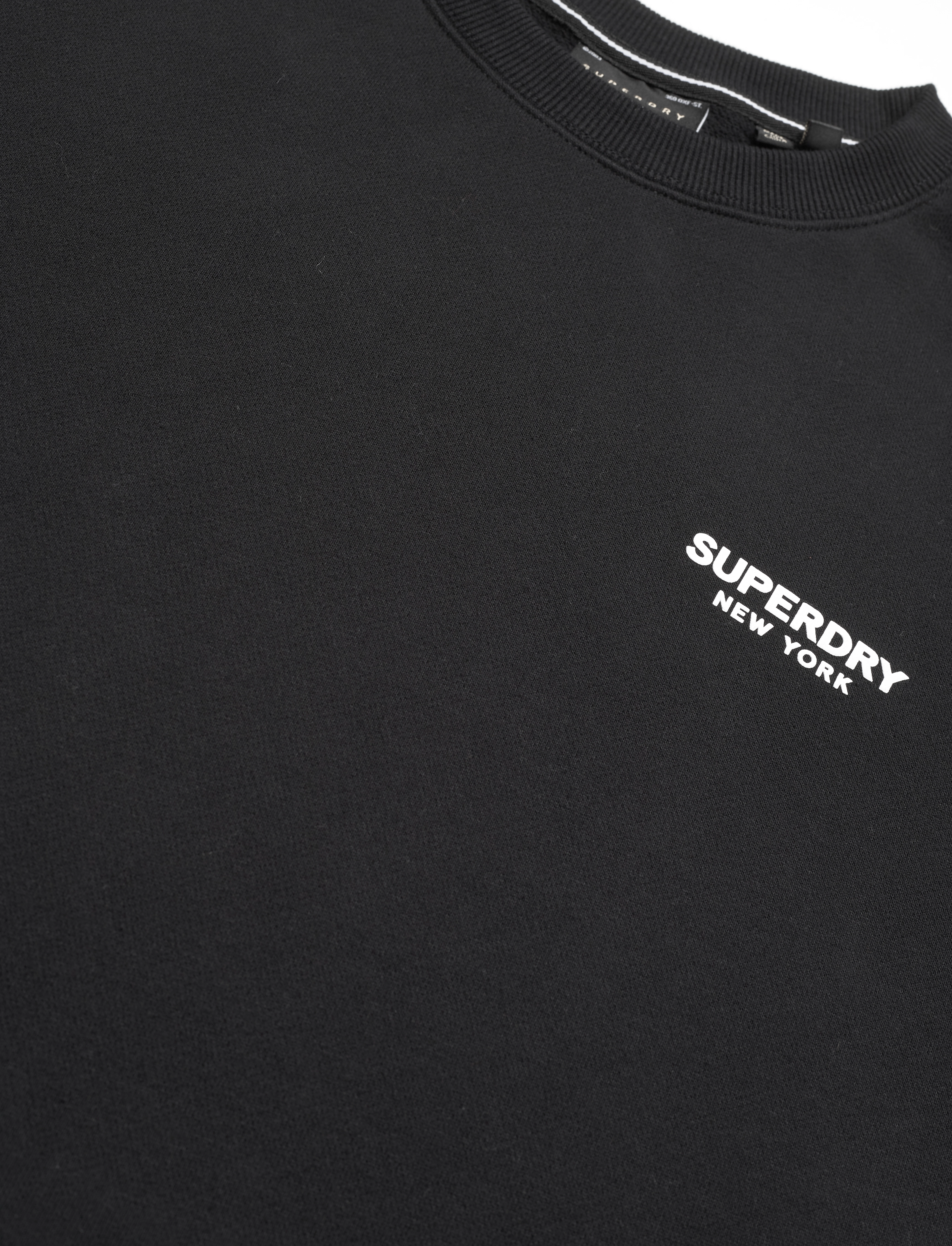 Superdry - LUXURY SPORT LOOSE FIT CREW - black - 4