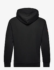 Superdry - WORKWEAR FLOCK GRAPHIC HOODIE - megztiniai ir džemperiai - nero black marl - 1