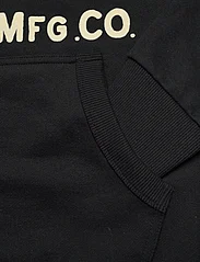 Superdry - WORKWEAR FLOCK GRAPHIC HOODIE - sweatshirts - nero black marl - 6