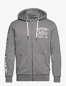 ATHLETIC COLL GRAPHIC ZIPHOOD, Superdry