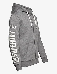 Superdry - ATHLETIC COLL GRAPHIC ZIPHOOD - hoodies - surplus jetter charcoal grit - 2