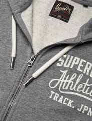 Superdry - ATHLETIC COLL GRAPHIC ZIPHOOD - hoodies - surplus jetter charcoal grit - 3