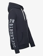 Superdry - ATHLETIC COLL GRAPHIC ZIPHOOD - hupparit - eclipse navy - 2