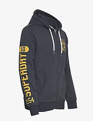 Superdry - ATHLETIC COLL GRAPHIC ZIPHOOD - hoodies - trench navy marl - 2