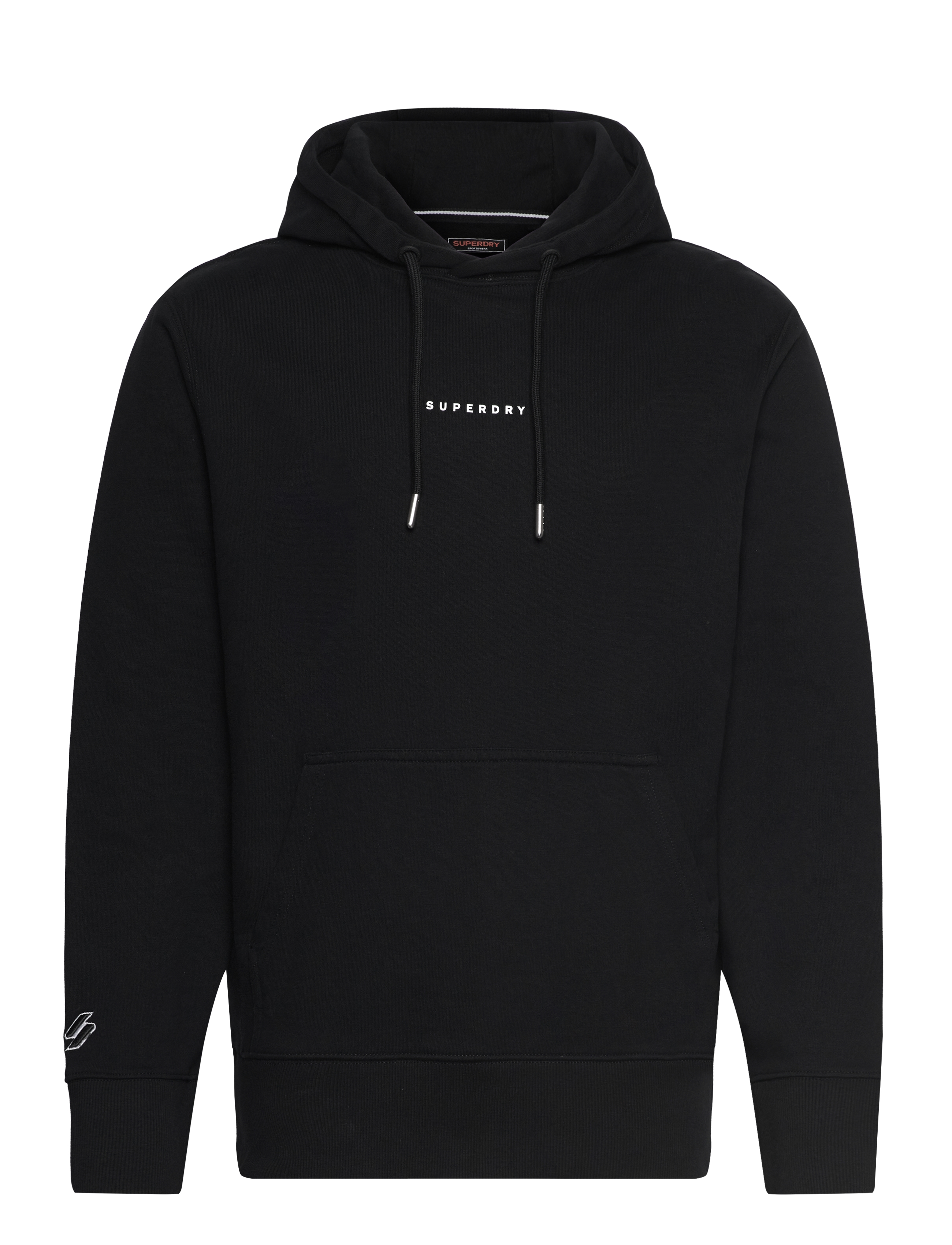 CODE SURPLUS LOGO HOOD - BLACK
