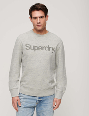 Superdry - CORE LOGO CITY LOOSE CREW - sweatshirts - athletic grey marl - 2