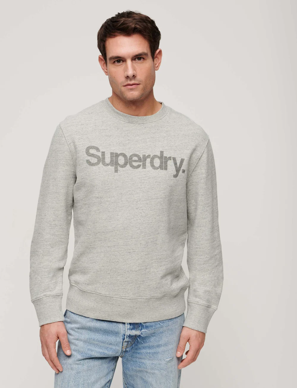 Superdry Core Logo City Loose Crew Sweatshirts Boozt