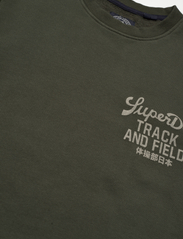 Superdry - ATHLETIC SCRIPT FLOCK SWEAT - sweatshirts - surplus goods olive green - 5