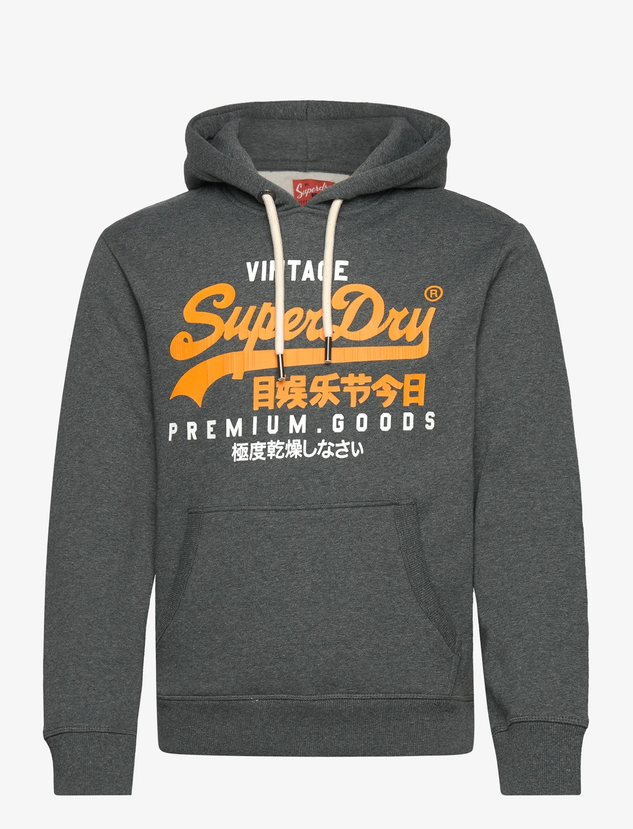 Superdry - VL DUO HOOD - hoodies - asphalt grey grit - 0