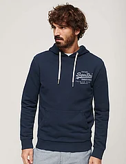 Superdry - CLASSIC VL HERITAGE CHEST HOOD - hoodies - eclipse navy - 2