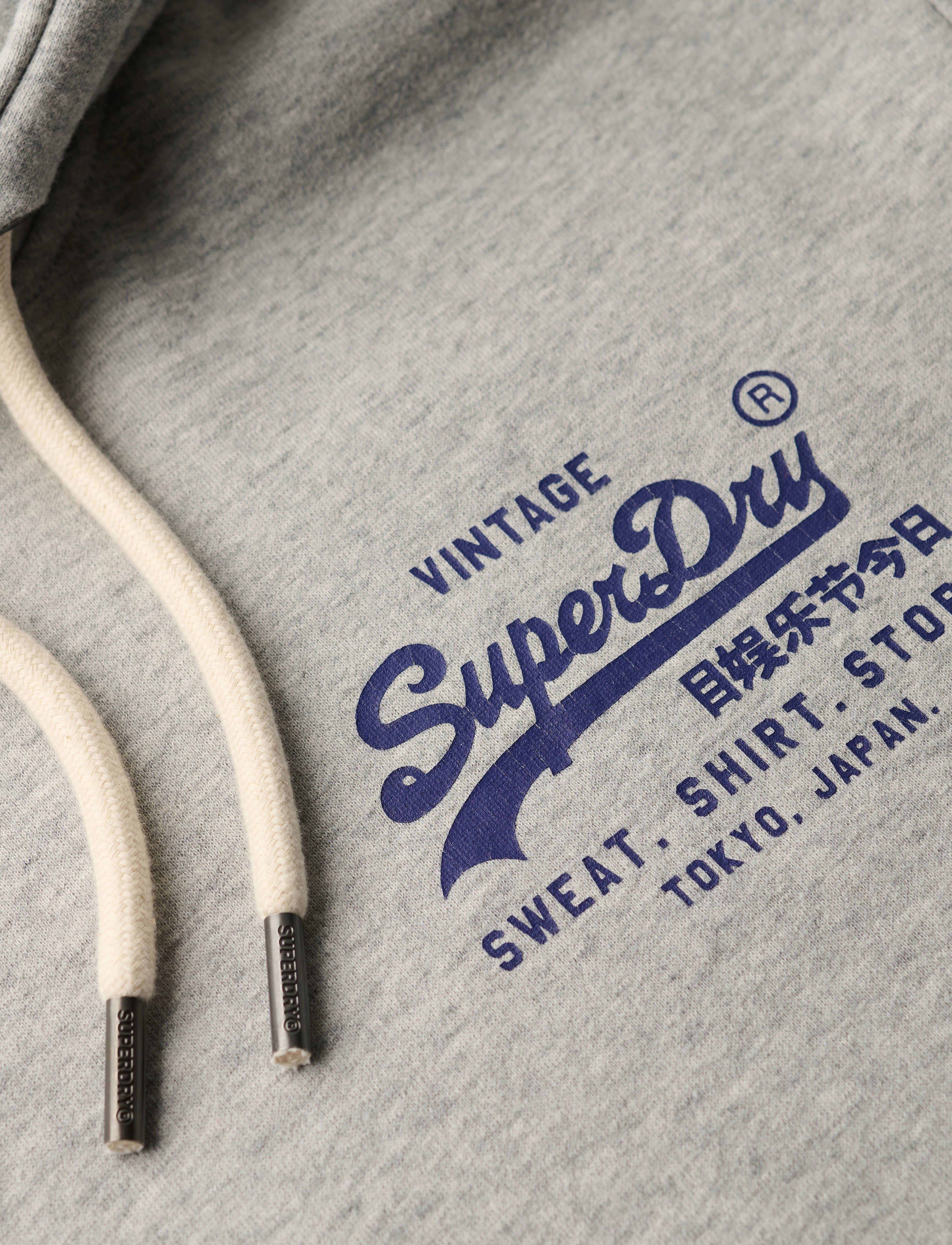 Superdry - CLASSIC VL GRAPHIC HOODIE - athletic grey marl - 3
