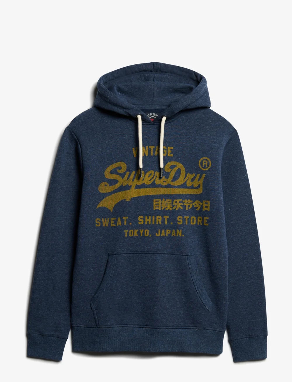 Superdry - CLASSIC VL GRAPHIC HOODIE - hoodies - vintage navy marl - 1