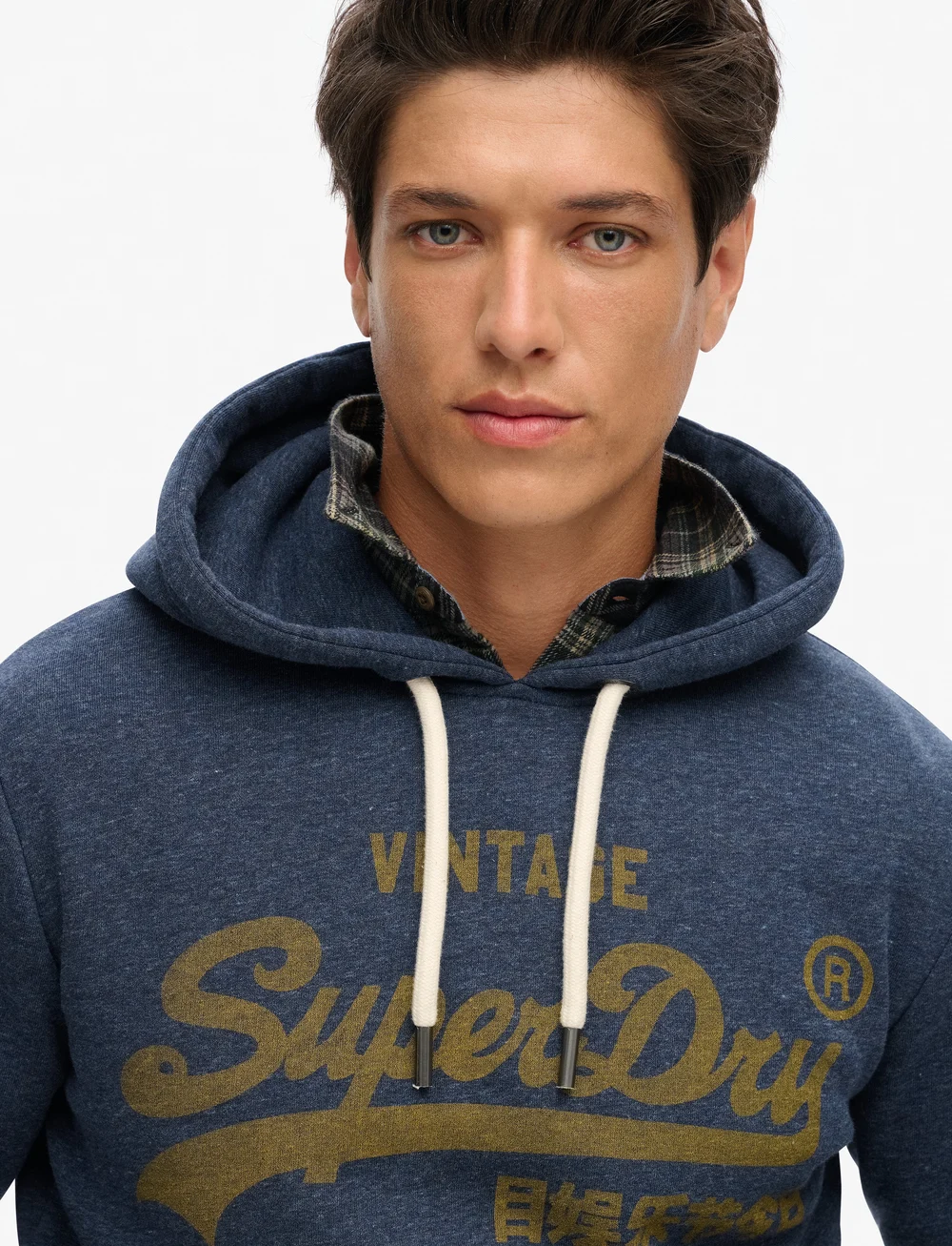 Superdry - CLASSIC VL GRAPHIC HOODIE - hoodies - vintage navy marl - 5