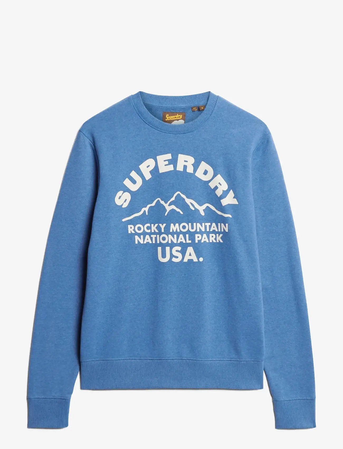 Superdry - LO-FI OUTDOORS GRAPHIC CREW - kollektioner - ocean blue marl - 1