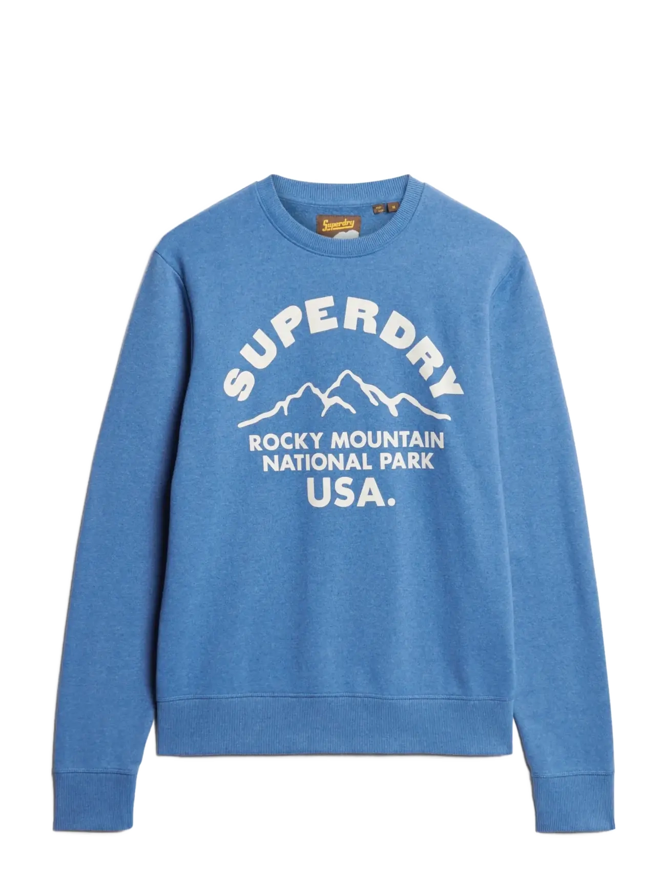 Superdry LO-FI OUTDOORS GRAPHIC CREW - Superdry - OCEAN BLUE MARL / blue