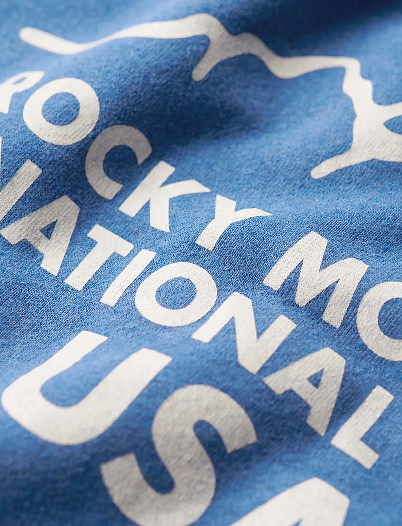 Superdry - LO-FI OUTDOORS GRAPHIC CREW - kollektioner - ocean blue marl - 4