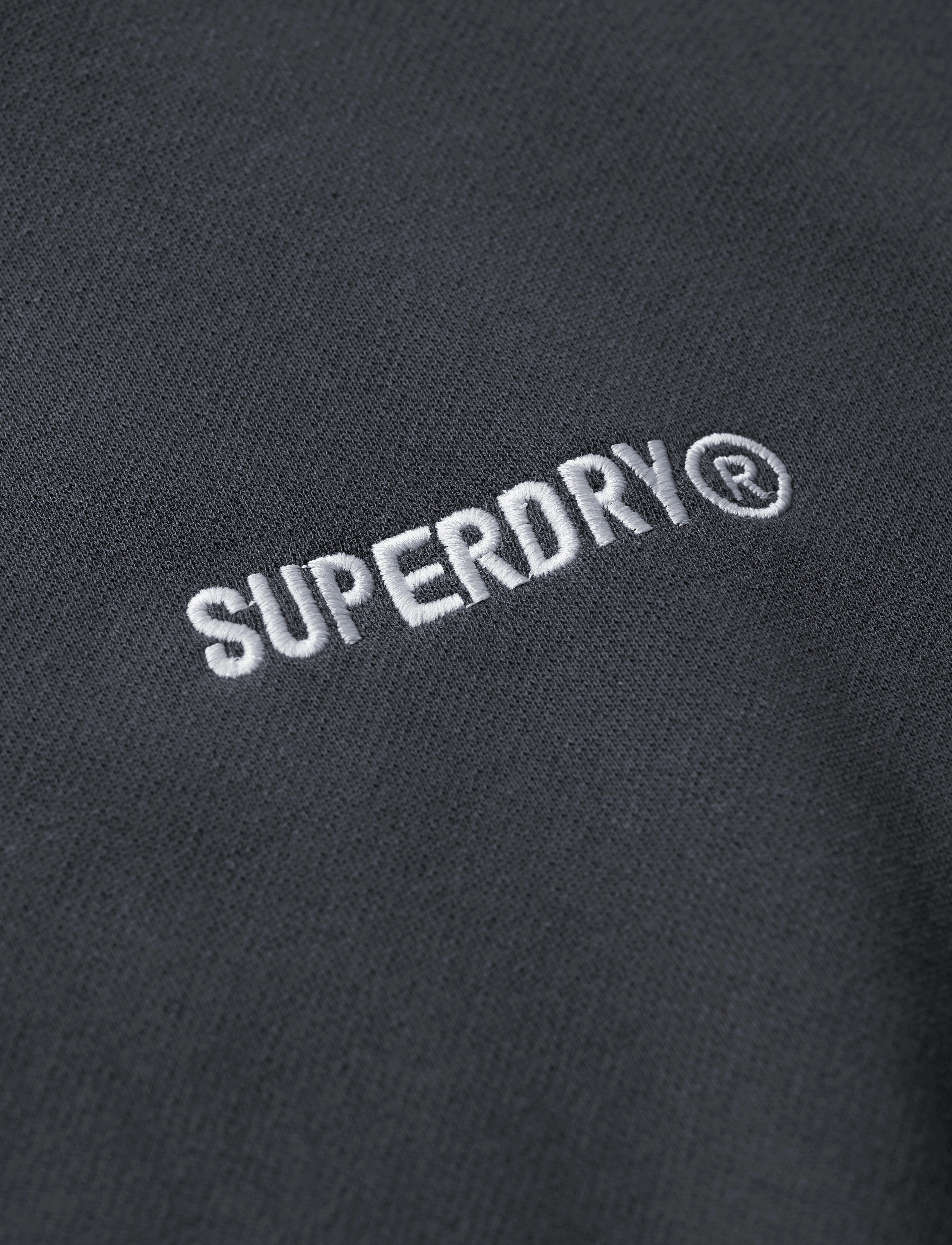 Superdry - MICRO LOGO GRAPHIC LOOSE HOOD - ebony - 4