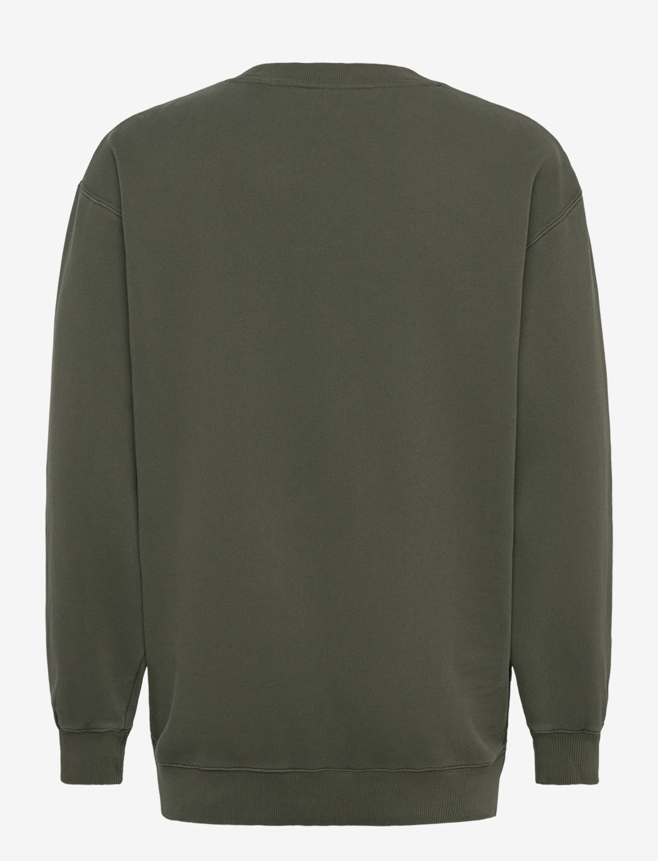 Superdry - MICRO LOGO GRAPHIC LOOSE CREW - army khaki - 2