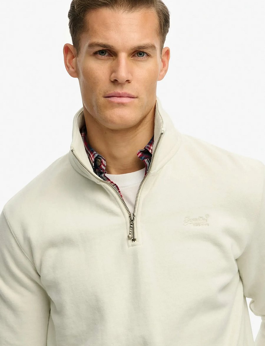 Superdry - ESSENTIAL LOGO HALF ZIP - kollektsioonid - birch - 3
