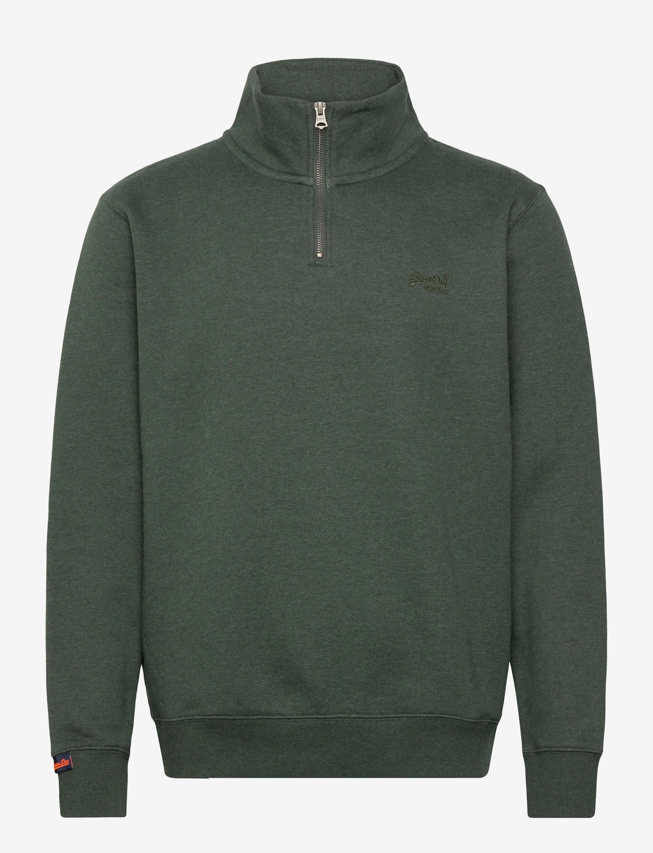 Superdry - ESSENTIAL LOGO HALF ZIP - kollektionen - deep forest marl - 1