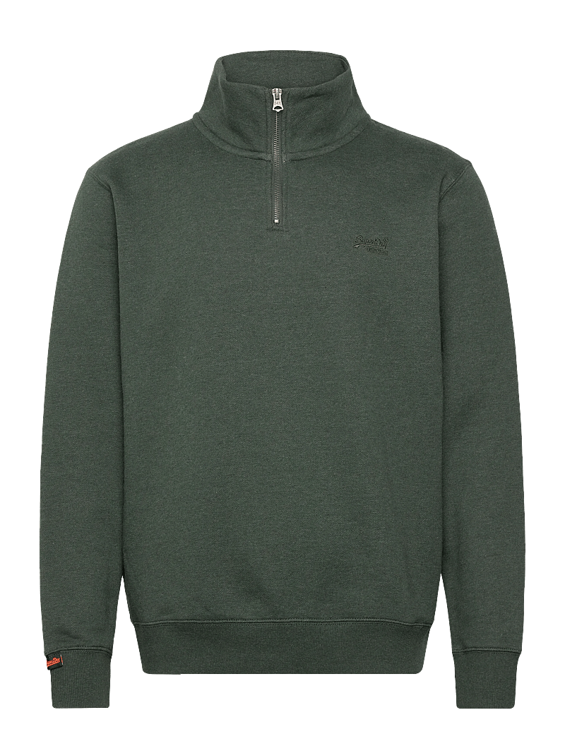 Superdry - ESSENTIAL LOGO HALF ZIP - kollektionen - deep forest marl - 1