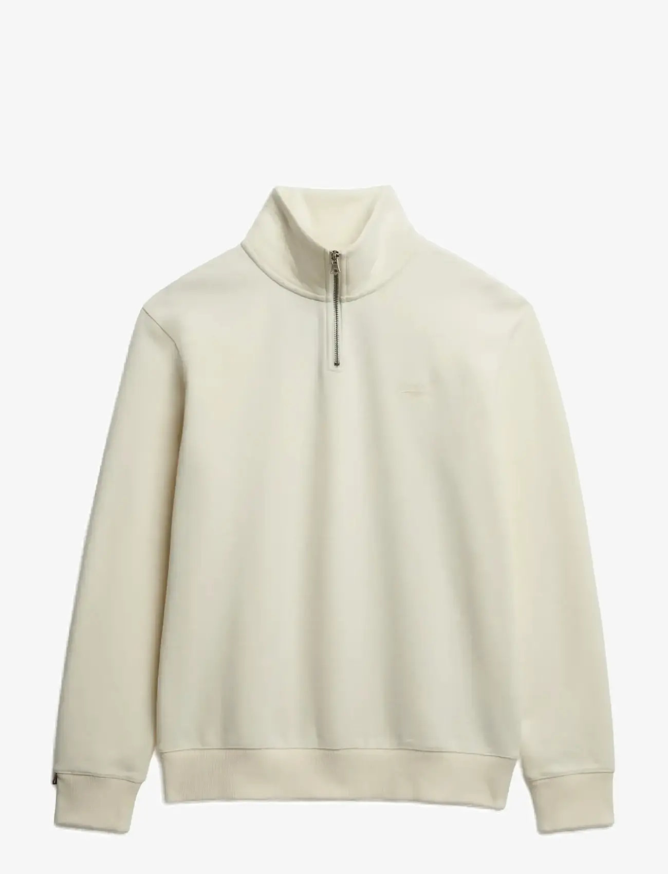 Superdry - ESSENTIAL LOGO HALF ZIP - kollektioner - dusty white - 1