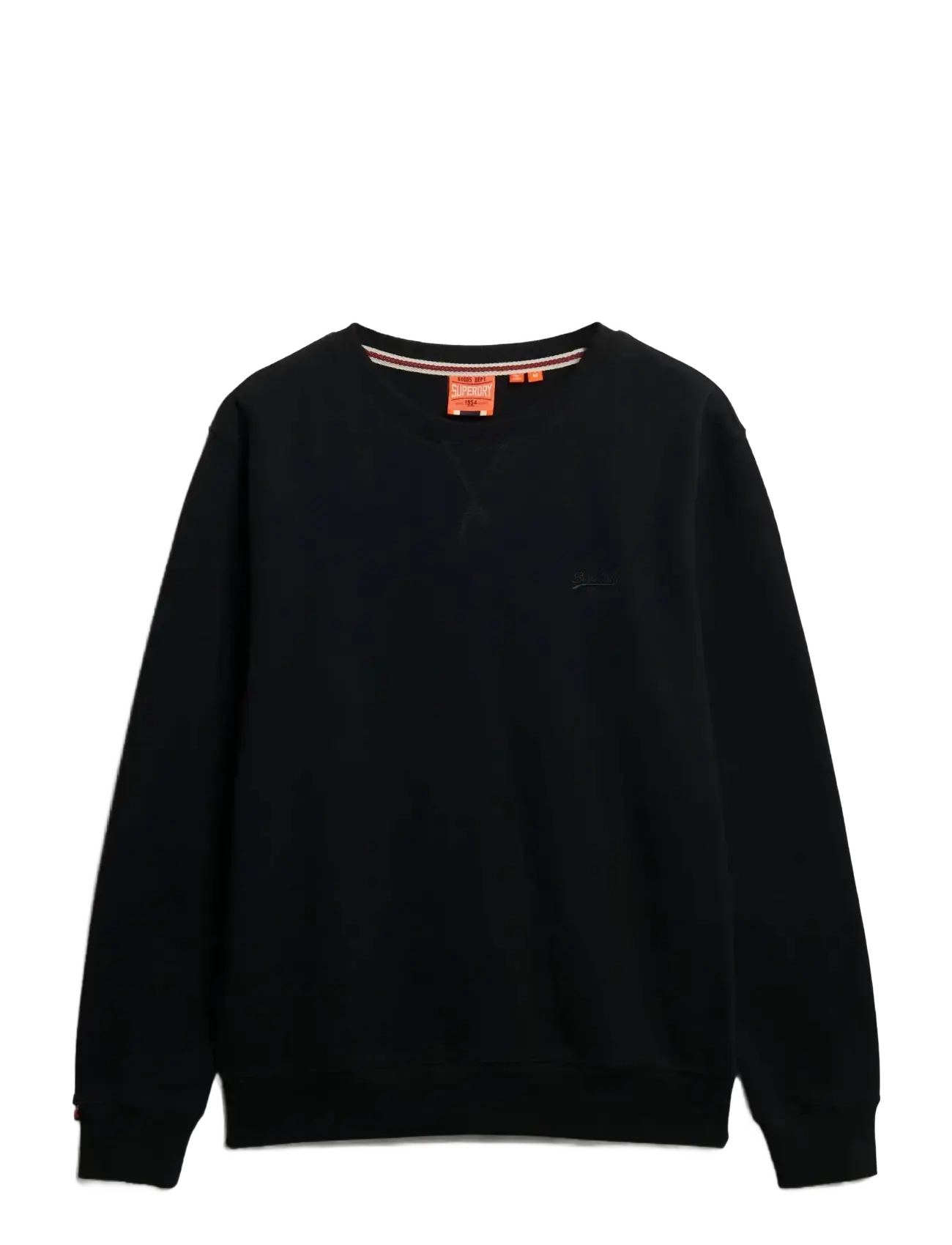 Superdry ESSENTIAL LOGO CREW SWEATSHIRT - Riided - BLACK / black