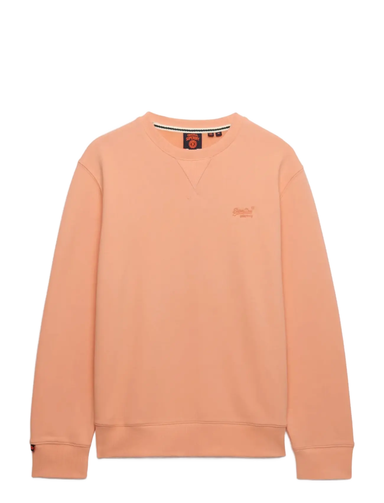 Superdry ESSENTIAL LOGO CREW SWEATSHIRT - Erbjudanden - CORAL REEF / coral