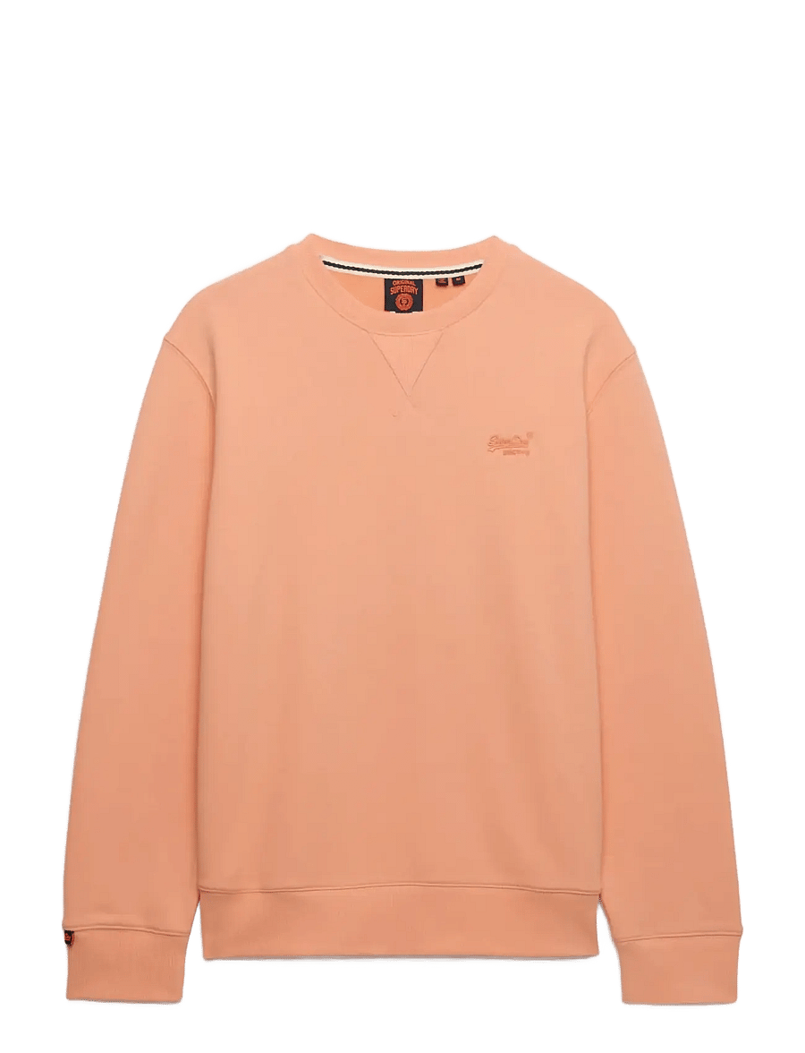 Superdry - ESSENTIAL LOGO CREW SWEATSHIRT - kollektioner - coral reef - 1