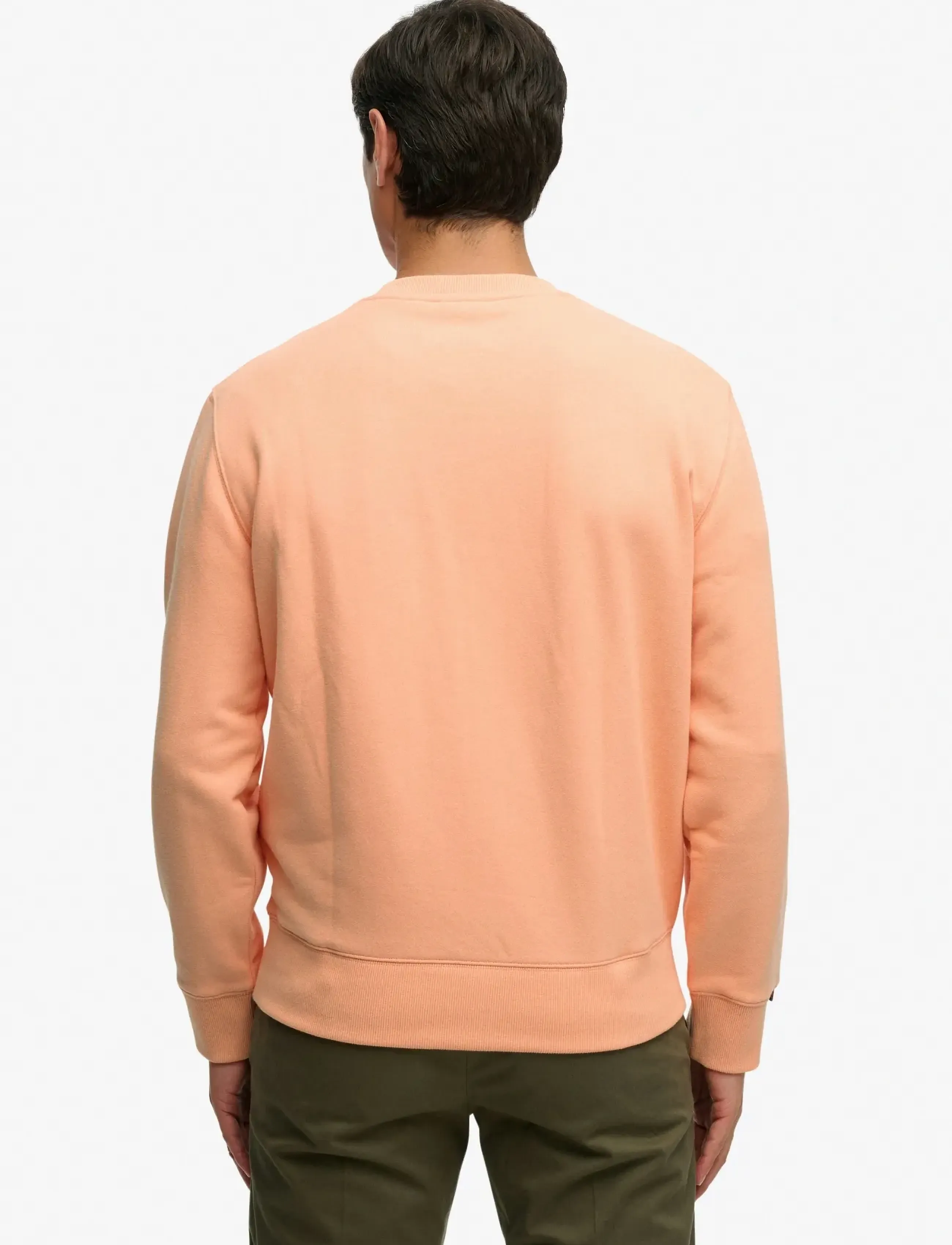 Superdry - ESSENTIAL LOGO CREW SWEATSHIRT - kollektioner - coral reef - 5