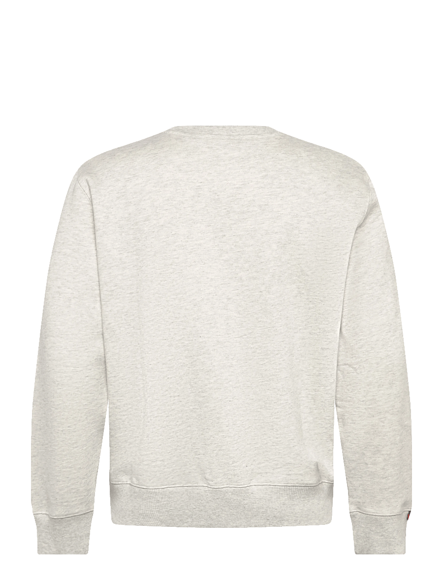 Superdry - ESSENTIAL LOGO CREW SWEATSHIRT - kollektsioonid - straw grey marl - 2