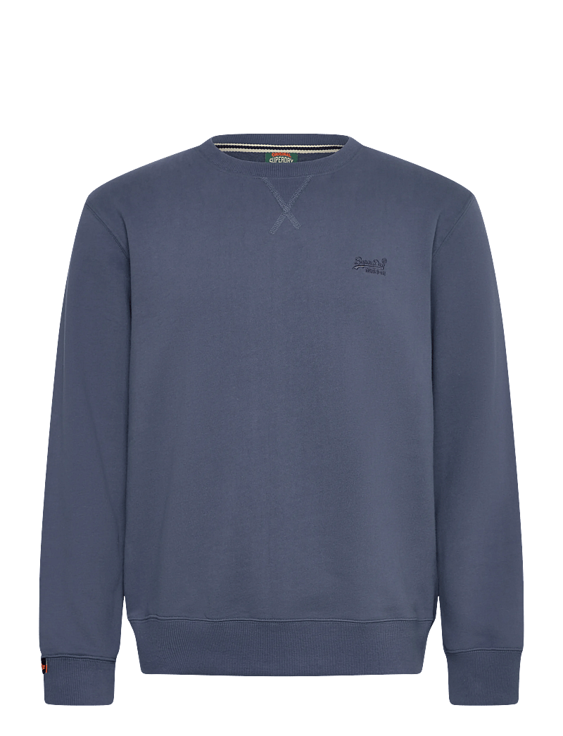 Superdry - ESSENTIAL LOGO CREW SWEATSHIRT - kollektioner - vintage indigo - 1