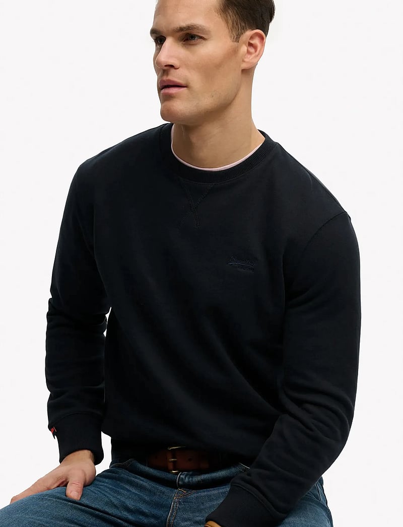 Superdry - ESSENTIAL LOGO CREW SWEATSHIRT - kollektionen - eclipse navy - 3