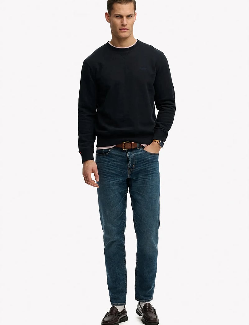 Superdry - ESSENTIAL LOGO CREW SWEATSHIRT - kollektionen - eclipse navy - 4