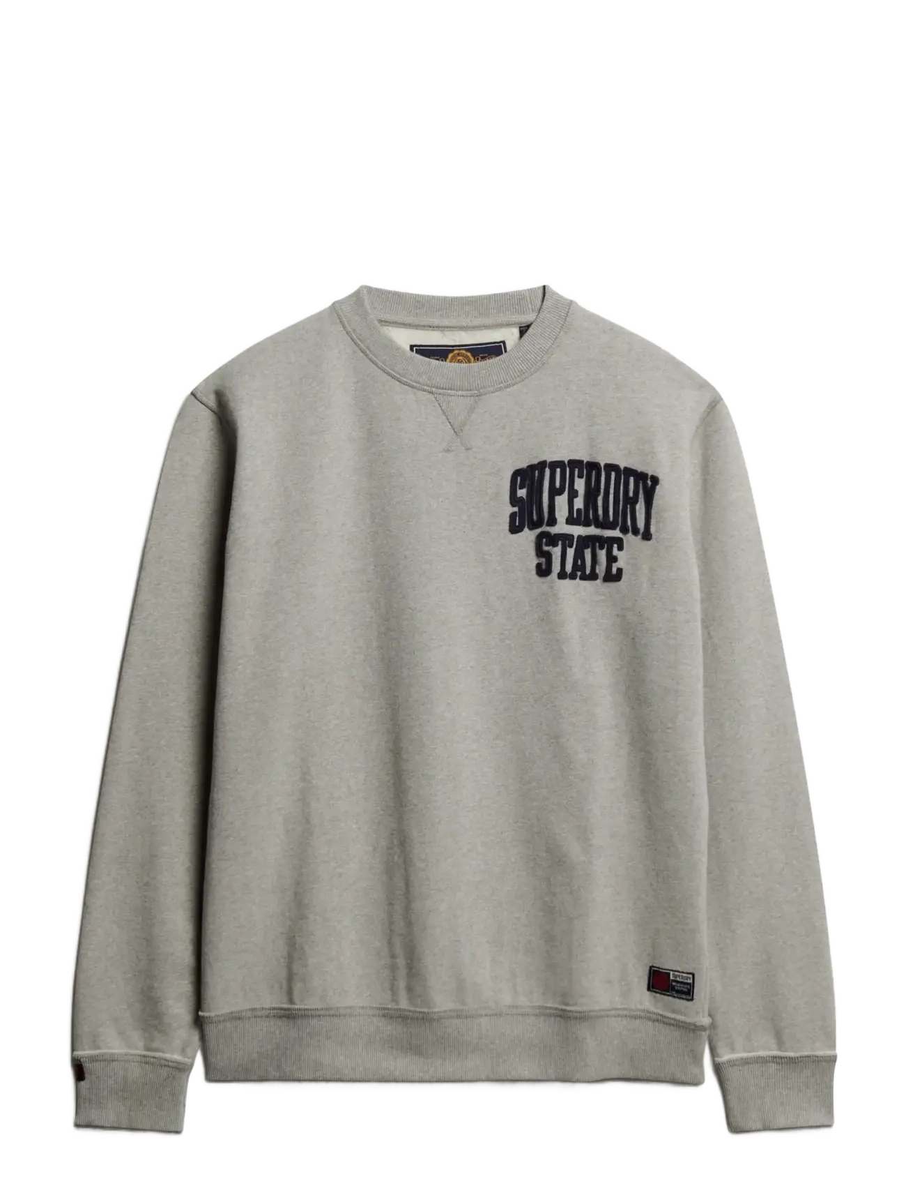 VINTAGE ATHLETIC CREW - VINTAGE SWEAT LIGHT GREY MARL