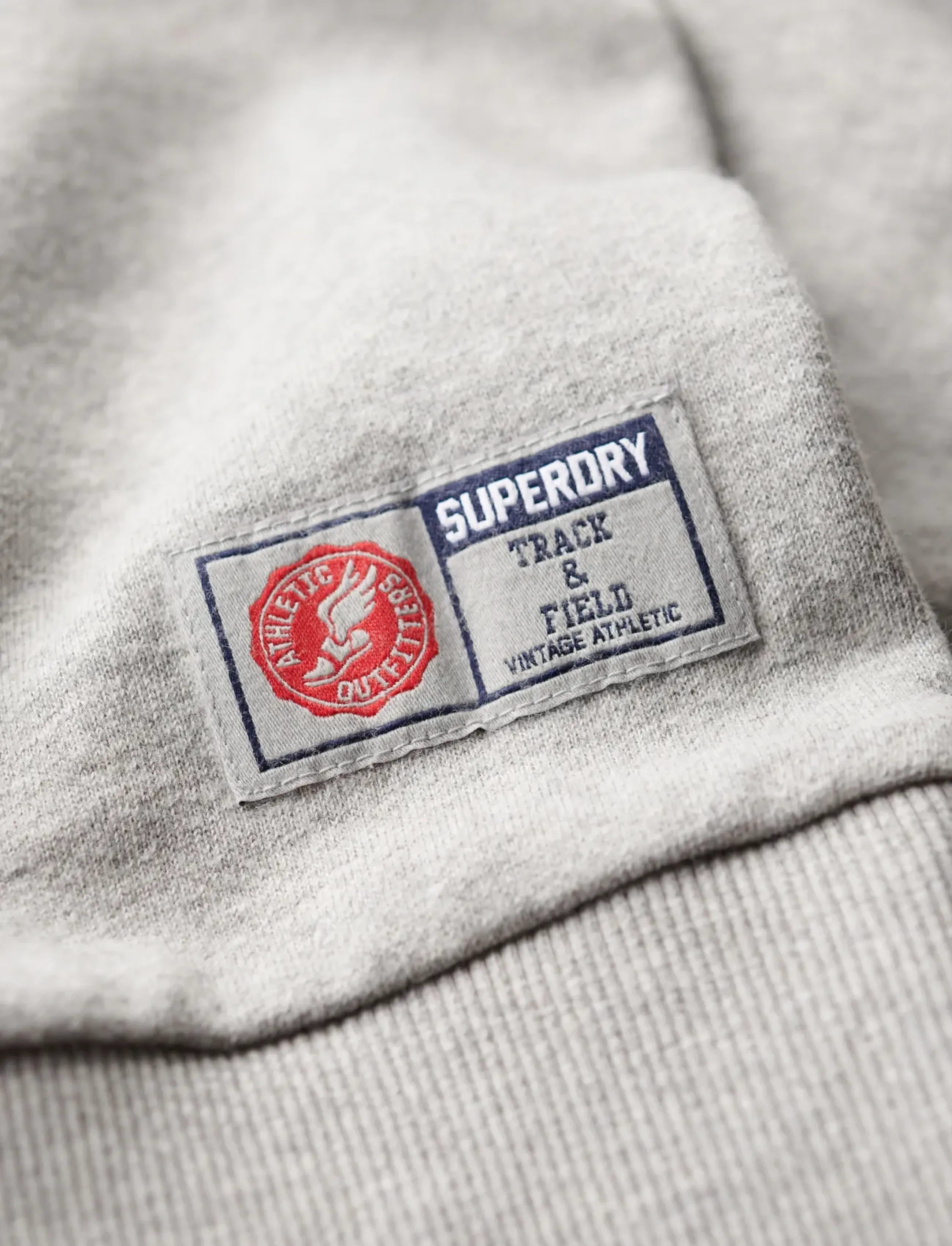 Superdry - VINTAGE ATHLETIC CREW - sweatshirts - vintage sweat light grey marl - 4