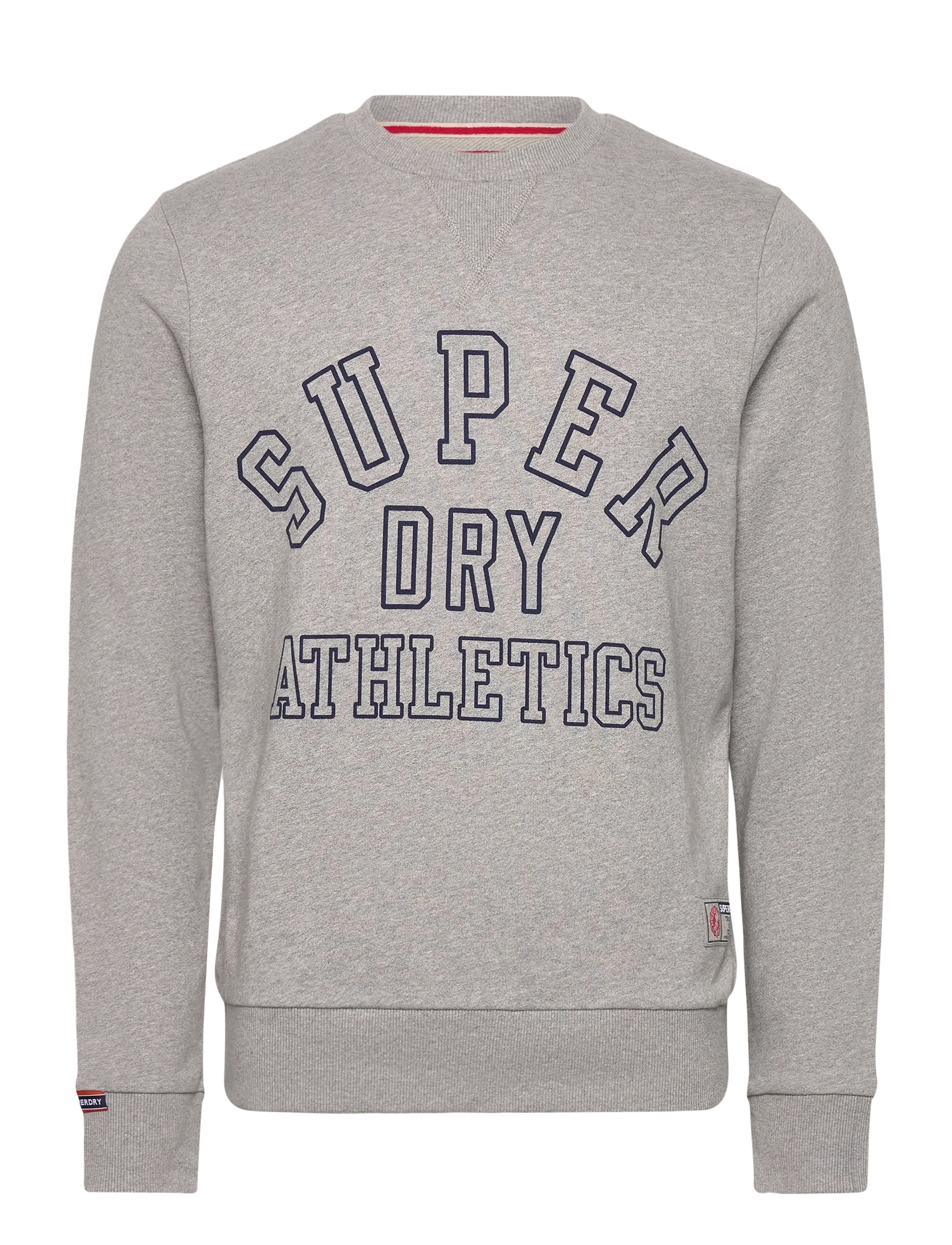 Superdry ATHLETIC PRINTED SWEATSHIRT - Superdry - ATHLETIC GREY MARL / grey