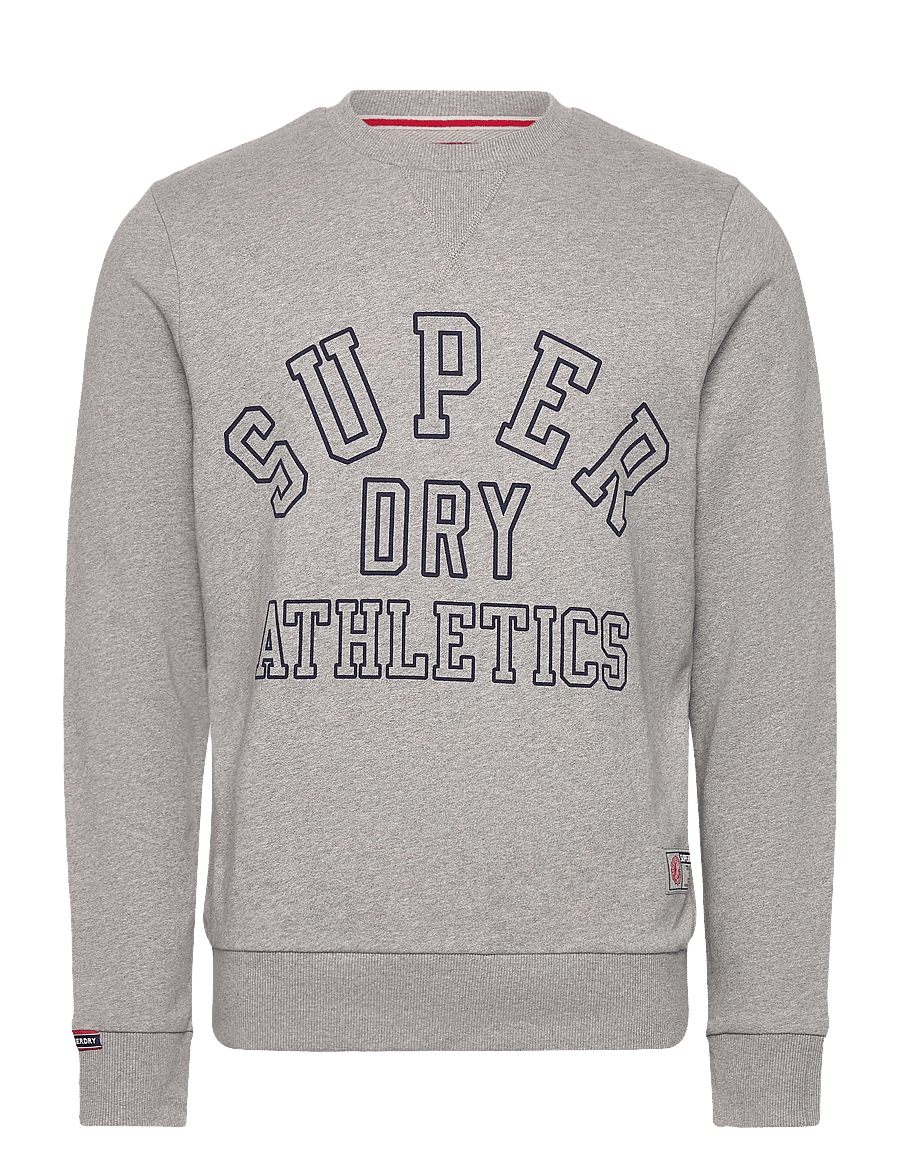 Superdry - ATHLETIC PRINTED SWEATSHIRT - collections - athletic grey marl - 1