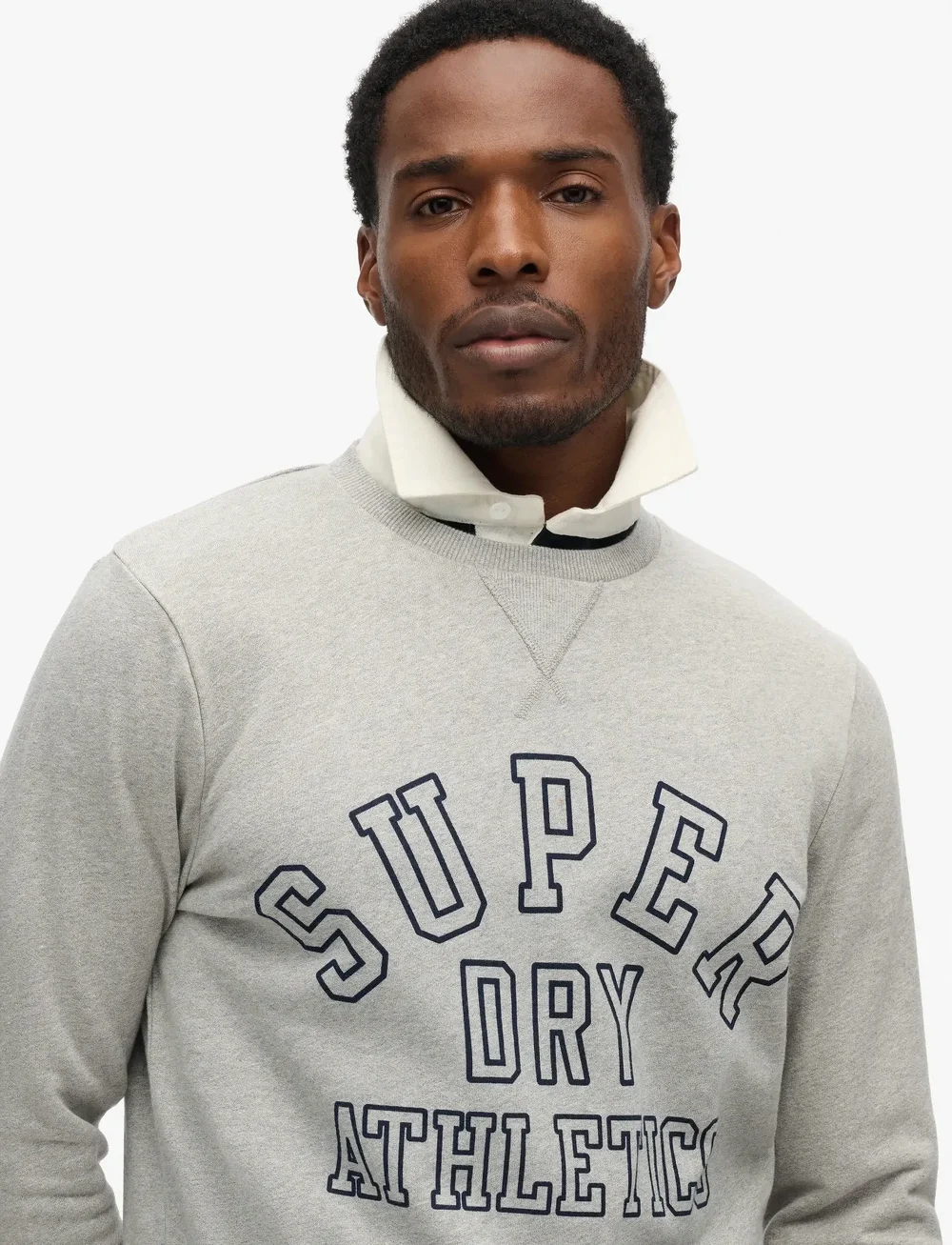 Superdry - ATHLETIC PRINTED SWEATSHIRT - kollektioner - athletic grey marl - 4