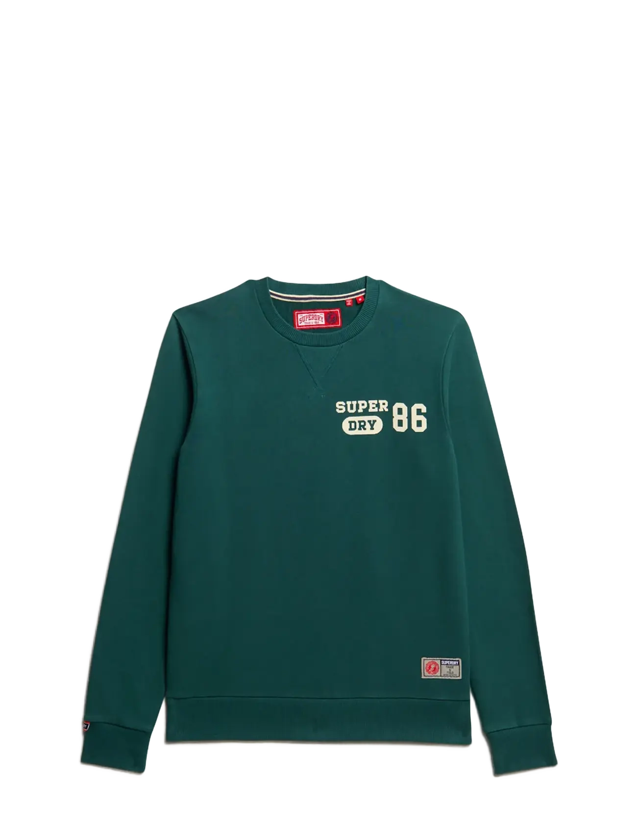 Superdry - ATHLETIC PRINTED SWEATSHIRT - kollektioner - dark pine green - 2