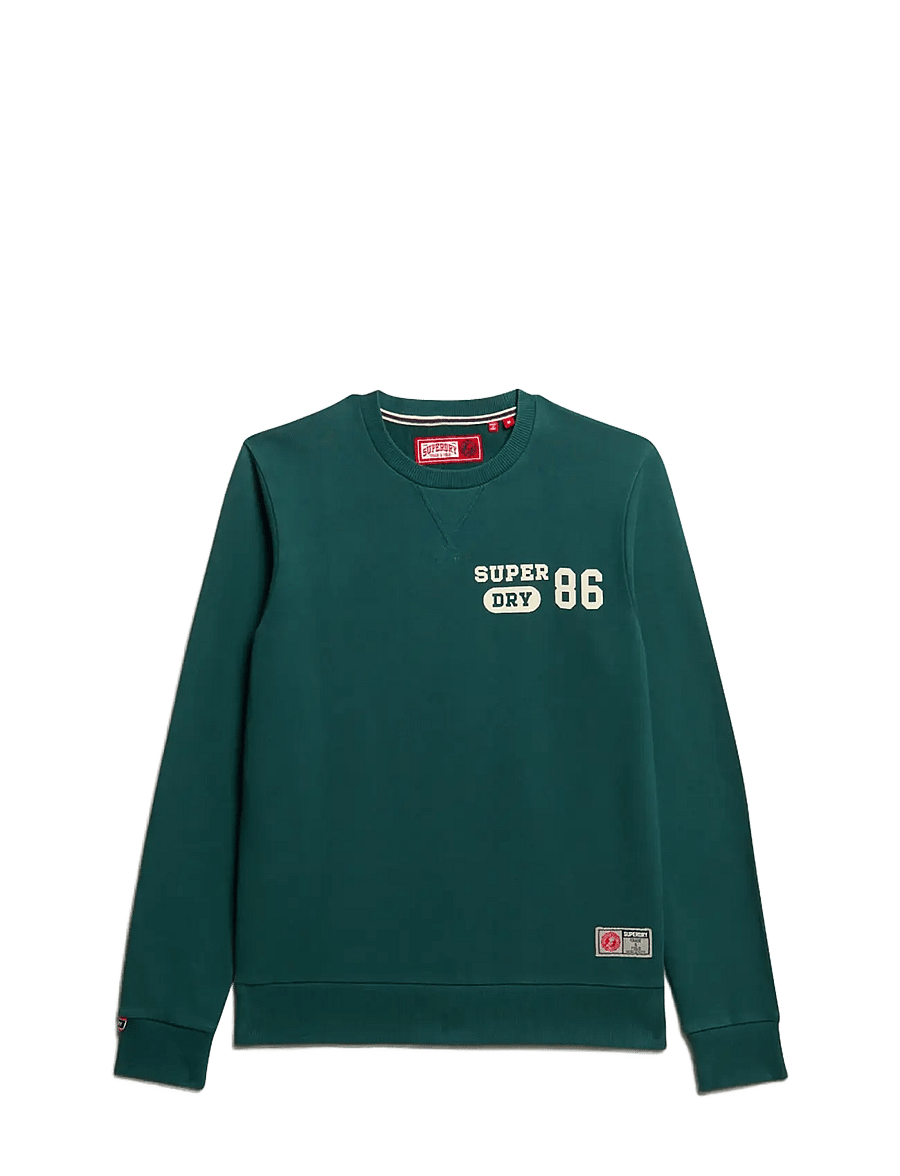 Superdry - ATHLETIC PRINTED SWEATSHIRT - collections - dark pine green - 2
