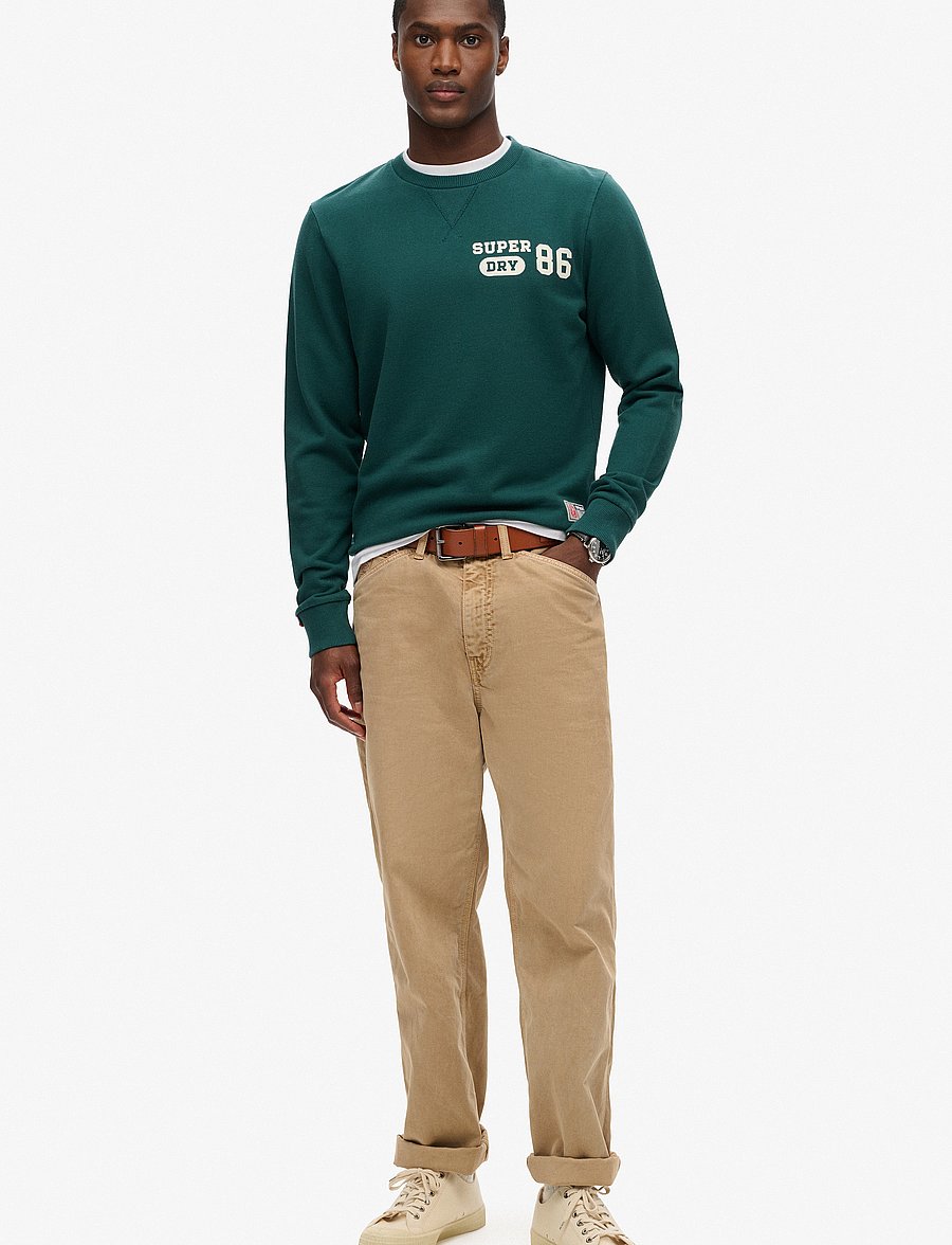 Superdry - ATHLETIC PRINTED SWEATSHIRT - collections - dark pine green - 2