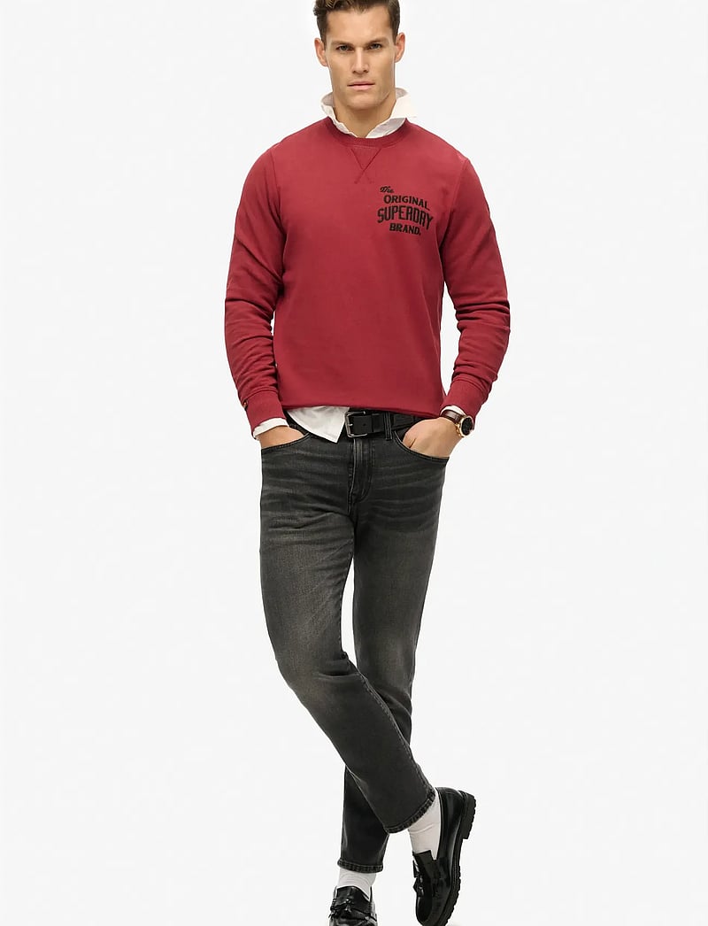 Superdry - WORKWEAR APPLIQUE SWEATSHIRT - kollektionen - bordeaux red - 2