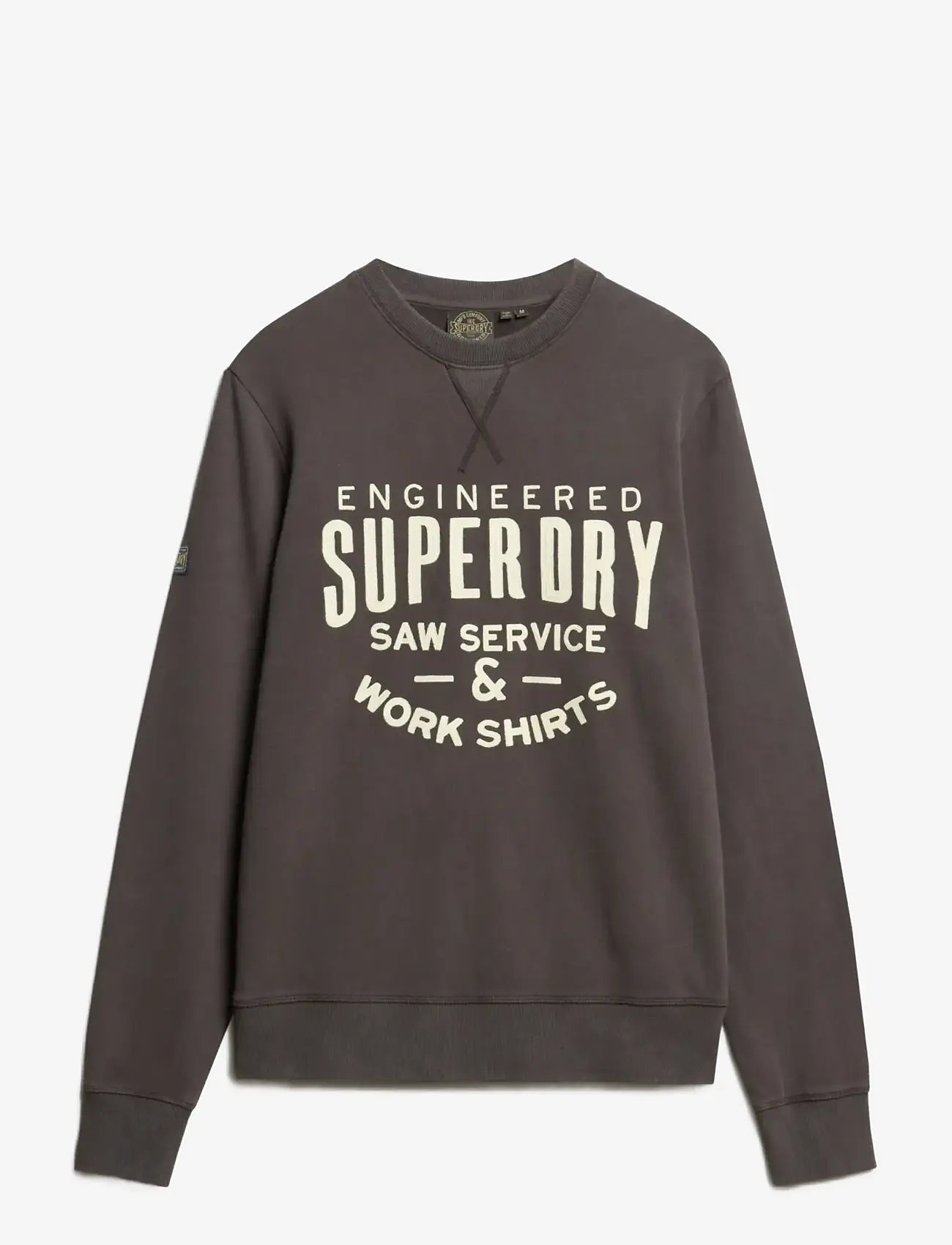 Superdry - WORKWEAR APPLIQUE SWEATSHIRT - kollektioner - carbon black - 1