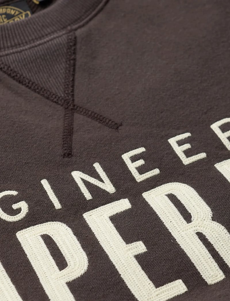 Superdry - WORKWEAR APPLIQUE SWEATSHIRT - kollektioner - carbon black - 5