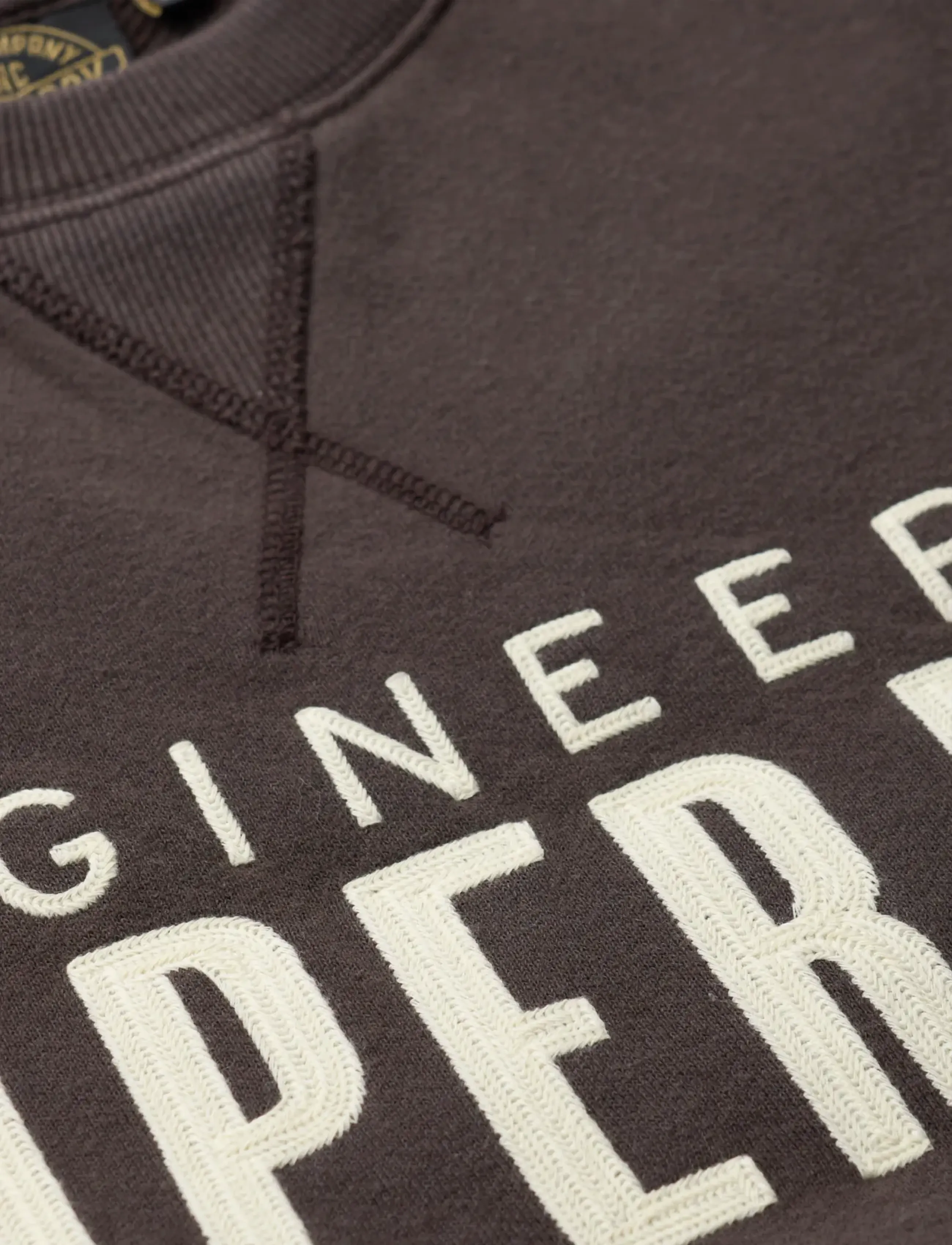 Superdry - WORKWEAR APPLIQUE SWEATSHIRT - sweatshirts - carbon black - 5
