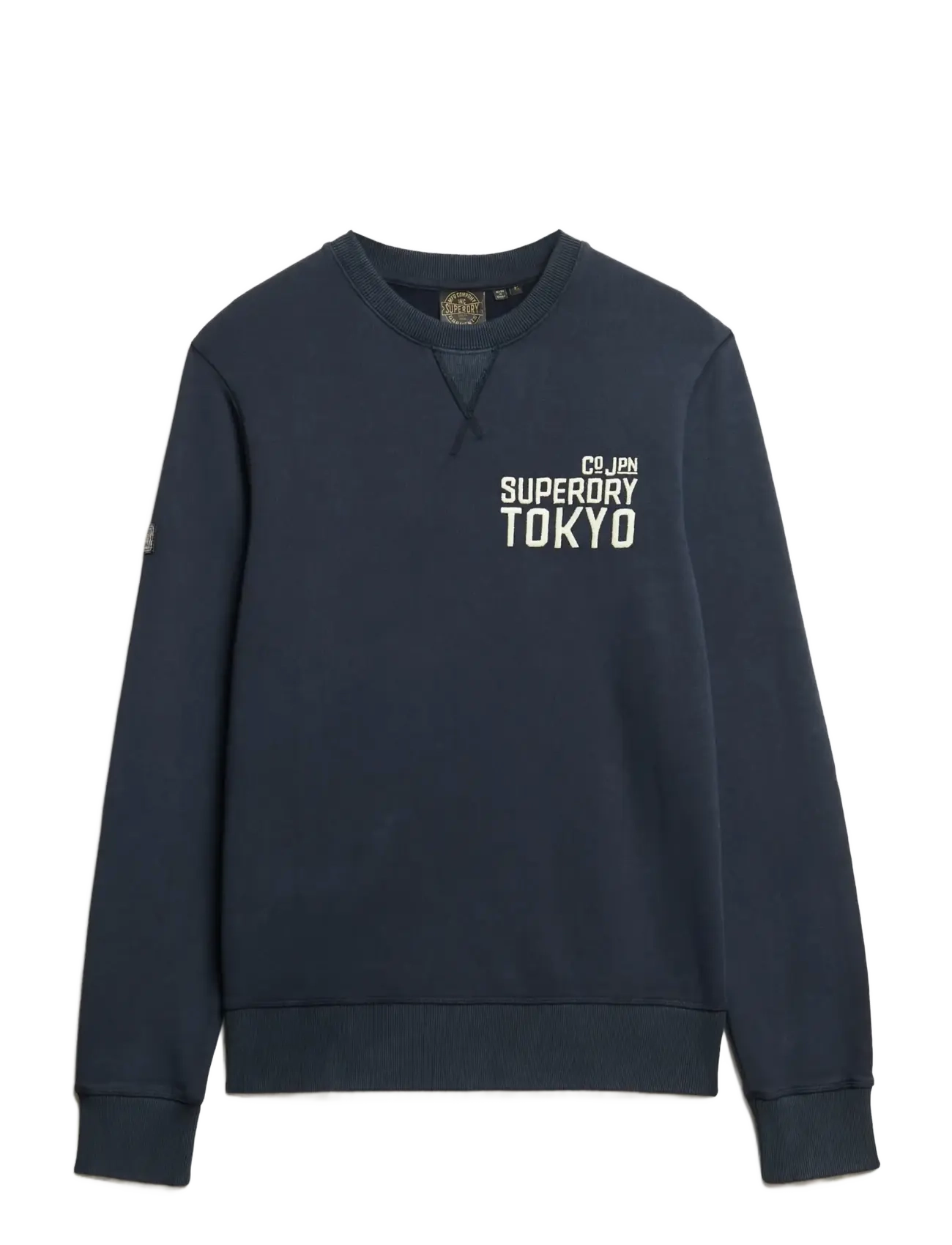 SUPERDRY Workwear Applique Sweatshirt Navy - L - Herren