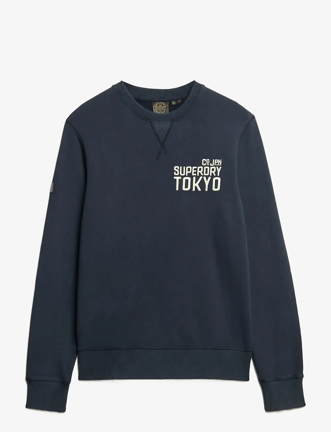 Superdry - WORKWEAR APPLIQUE SWEATSHIRT - kollektionen - eclipse navy - 1