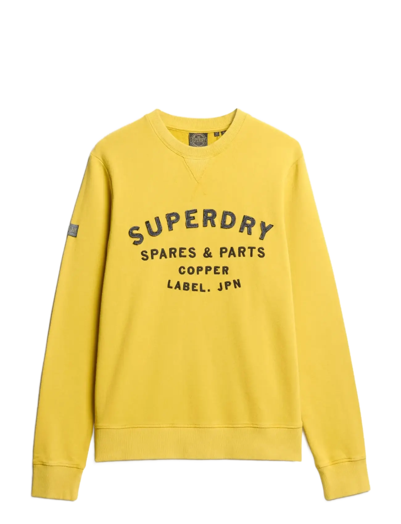 WORKWEAR APPLIQUE SWEATSHIRT - OIL YELLOW