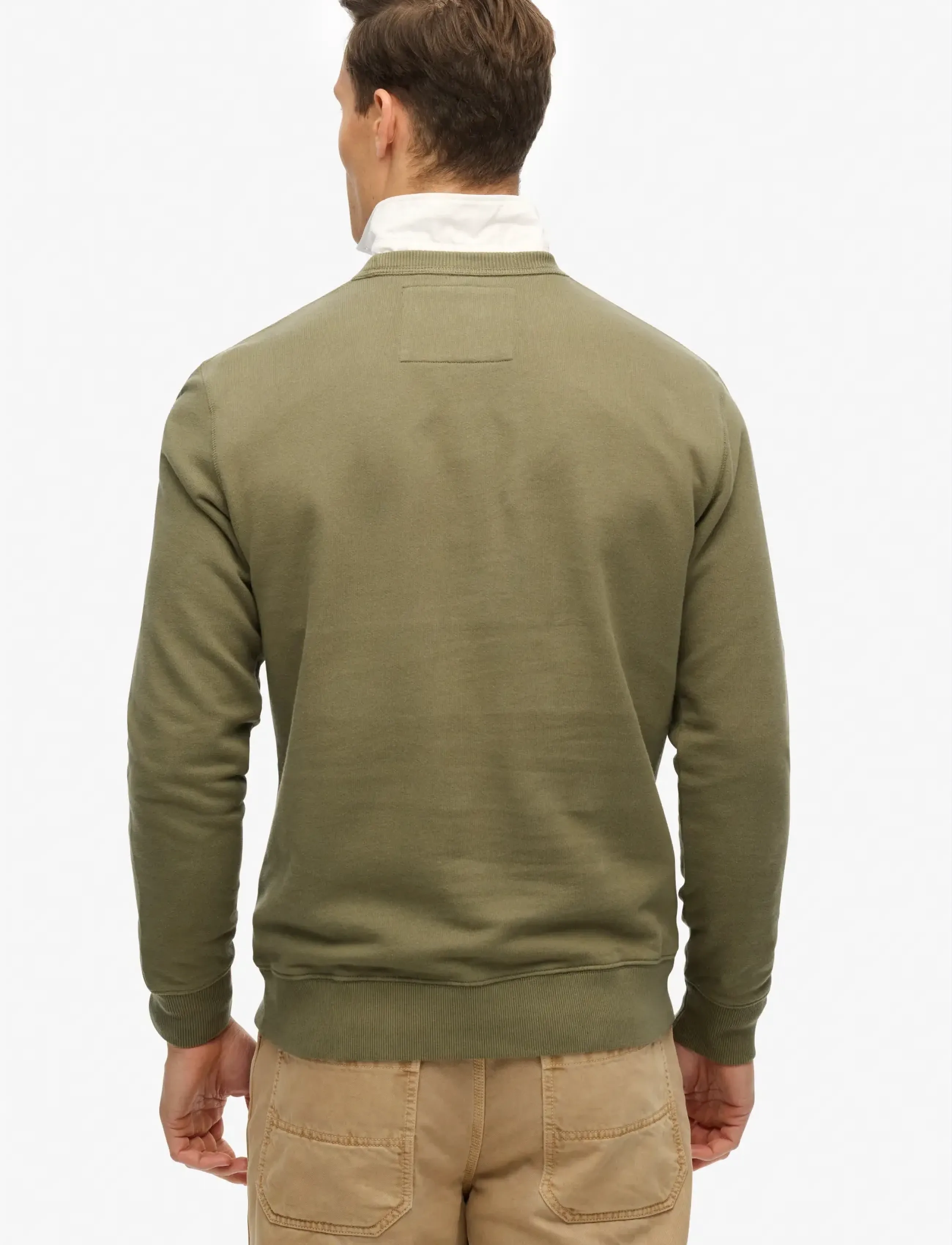 Superdry - MERCHANT SWEATSHIRT - sweatshirts - dusty olive green - 4
